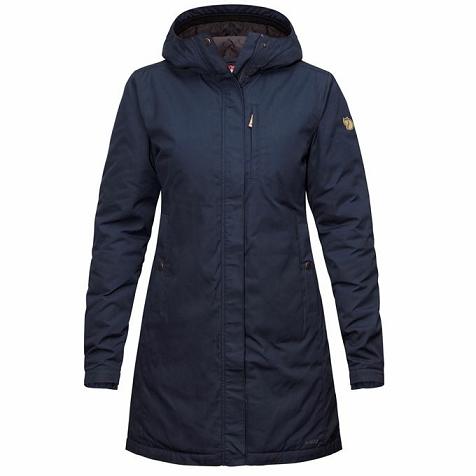 Fjällräven Women Kiruna Parka Navy PH17592 Philippines